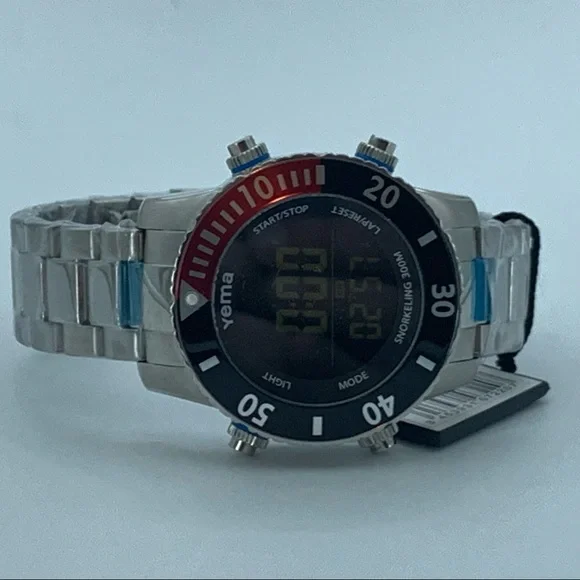 Men’s Digital Dive Watch - Yema Quartz Diver